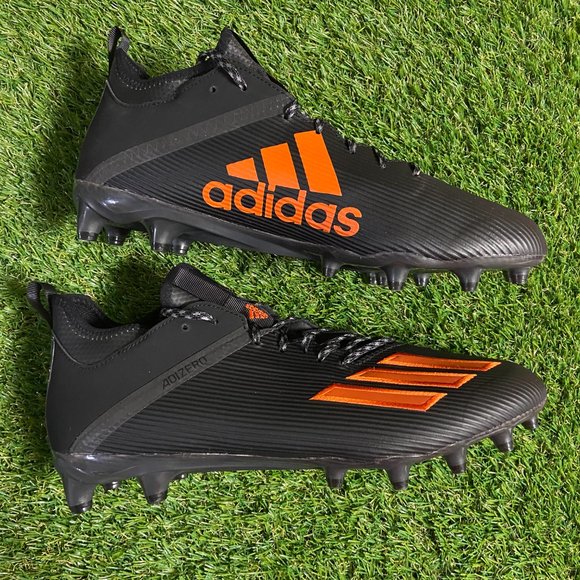 Adidas Scorch Miami Hurricanes PE Team Issue Football Cleats FY0719 Men\'s 14 NEW main image 8